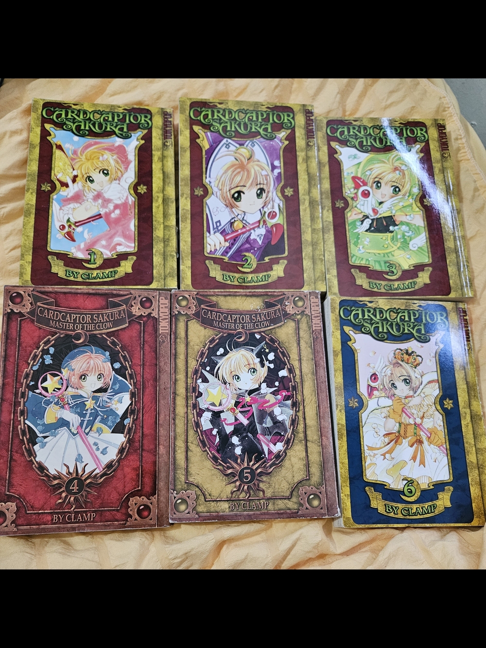 Lot of 6 Cardcaptor Sakura CLAMP 2005 Manga TOKYOPOP